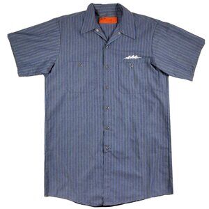 Softwear for Hardwear Industrial Short Sleeve Utility Uniform Work Shirt Striped